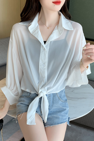 Women's Long Sleeve Sun Protection Shirt Jacket - Summer Knit Lace Cover-Up, Lightweight Shawl Top for Skirts and Dresses