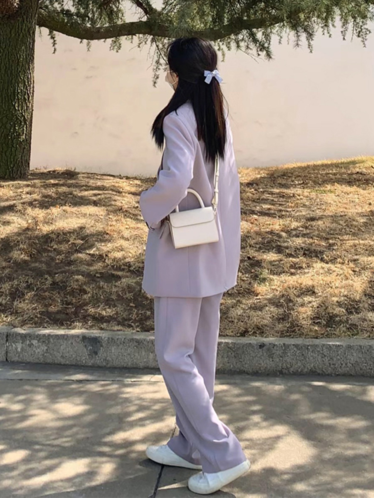 Women's Loose Korean-Style Blazer Suit Set for Autumn 2025, Casual Professional Fashion Wear Women's Loose Korean-Style Blazer Suit Set for Autumn 2025, Casual Professional Fashion Wear