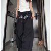 Women's Loose Wide-Leg Casual Pants - Hip-Hop Retro Jazz Dance Trousers for Y2K Style