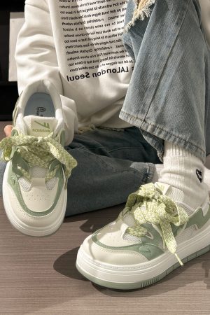 Women's Mesh Breathable Thick-Soled Board Shoes - 2025 Summer Trendy Versatile White Sneakers for Casual Style