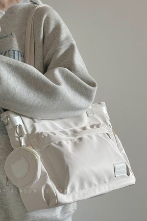 Women's Nylon Tote Bag 2024 - Large Capacity Shoulder Crossbody Bag for Students and Commuting - Trendy Fashion Accessory