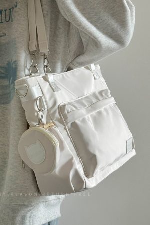 Women's Nylon Tote Bag 2024 - Large Capacity Shoulder Crossbody Bag for Students and Commuting - Trendy Fashion Accessory