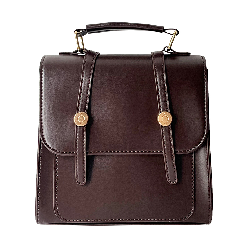 Women's Retro Double Shoulder Bag - British American Style Buckle Crossbody for Students and Commuting - 2024 Fashion Women's Retro Double Shoulder Bag - British American Style Buckle Crossbody for Students and Commuting - 2024 Fashion