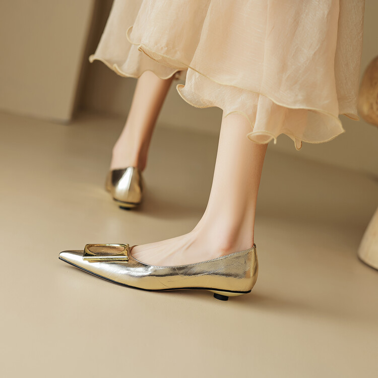 Women's Retro Pointed-Toe Flats - Stylish Versatile French Fashion Shallow Mouth Shoes for a Chic Italian Look Women's Retro Pointed-Toe Flats - Stylish Versatile French Fashion Shallow Mouth Shoes for a Chic Italian Look