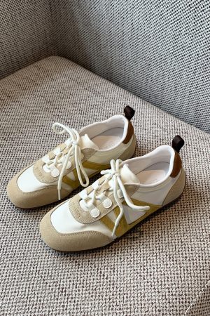 Women's Retro Thin Breathable Flat Sports Shoes - 2025 Summer Casual Commuting Footwear