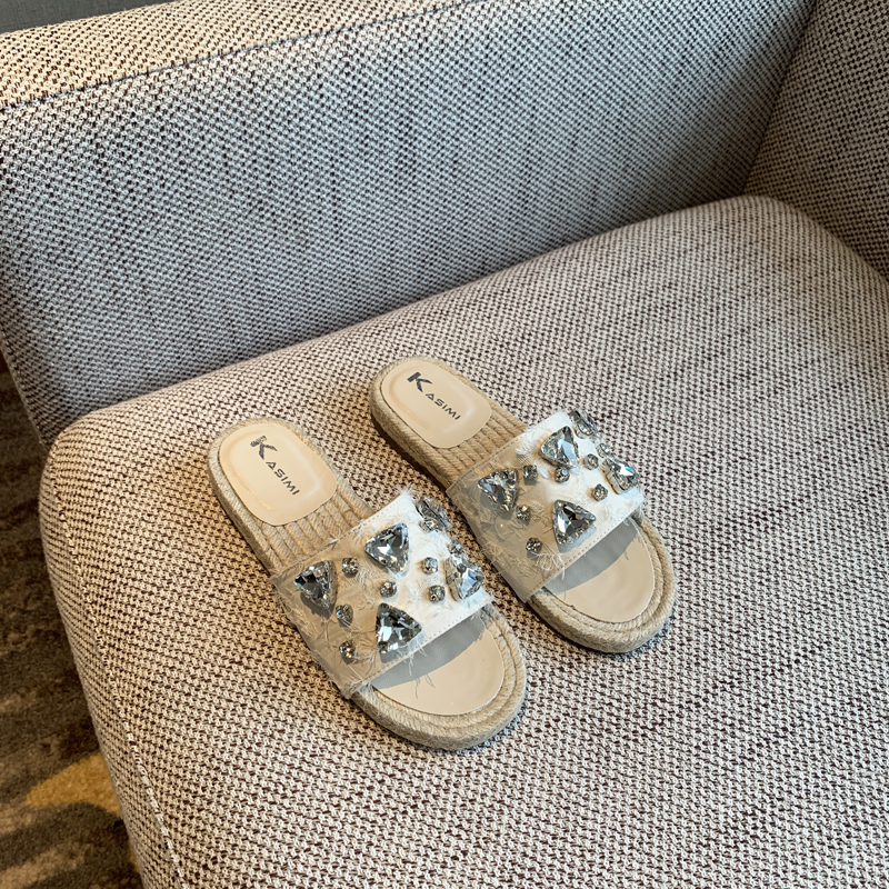 Women's Rhinestone Fisherman Sandals - Flat Woven One-Strap Slippers for Summer 2025 Outdoor Trend, Stylish and Comfortable Women's Rhinestone Fisherman Sandals - Flat Woven One-Strap Slippers for Summer 2025 Outdoor Trend, Stylish and Comfortable