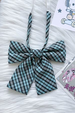 Women's Sailor Outfit Accessory - Versatile Bow Tie Collar Skirt - Pudding Bear Inspired JK Bowknot College Style Uniform