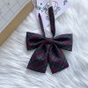 Women's Sailor Outfit Accessory - Versatile Bow Tie Collar Skirt - Pudding Bear Inspired JK Bowknot College Style Uniform