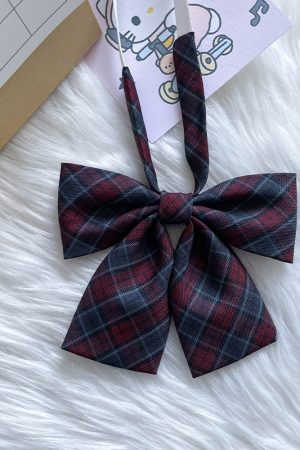 Women's Sailor Outfit Accessory - Versatile Bow Tie Collar Skirt - Pudding Bear Inspired JK Bowknot College Style Uniform