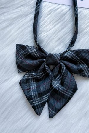 Women's Sailor Outfit Accessory - Versatile Bow Tie Collar Skirt - Pudding Bear Inspired JK Bowknot College Style Uniform