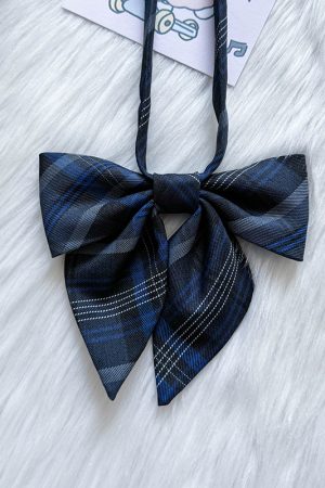 Women's Sailor Outfit Accessory - Versatile Bow Tie Collar Skirt - Pudding Bear Inspired JK Bowknot College Style Uniform