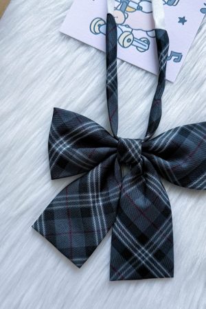 Women's Sailor Outfit Accessory - Versatile Bow Tie Collar Skirt - Pudding Bear Inspired JK Bowknot College Style Uniform
