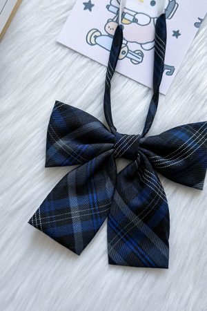 Women's Sailor Outfit Accessory - Versatile Bow Tie Collar Skirt - Pudding Bear Inspired JK Bowknot College Style Uniform