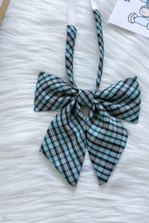 Women's Sailor Outfit Accessory - Versatile Bow Tie Collar Skirt - Pudding Bear Inspired JK Bowknot College Style Uniform
