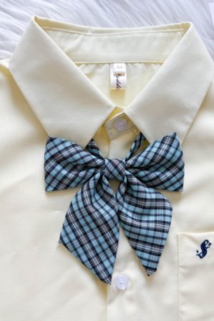 Women's Sailor Outfit Accessory - Versatile Bow Tie Collar Skirt - Pudding Bear Inspired JK Bowknot College Style Uniform