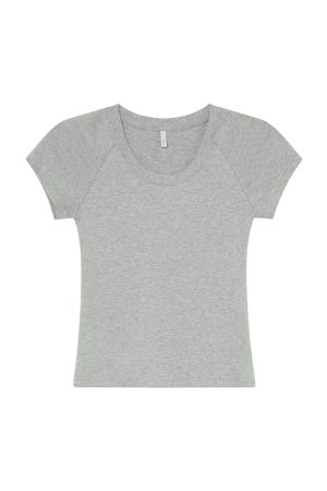 Womenâ€™s Slim-Fit Pure Cotton Short Sleeve T-Shirt - Summer 2025 Niche Design, Casual Style Top