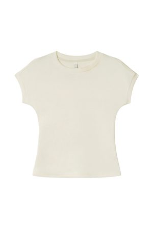 Women's Slim Fit Short Sleeve Raglan T-Shirt - Basic Style Spring/Summer Top, Simple and Elegant Fashion