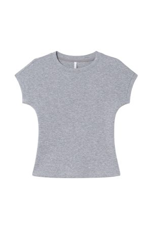 Women's Slim Fit Short Sleeve Raglan T-Shirt - Basic Style Spring/Summer Top, Simple and Elegant Fashion