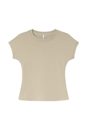 Women's Slim Fit Short Sleeve Raglan T-Shirt - Basic Style Spring/Summer Top, Simple and Elegant Fashion