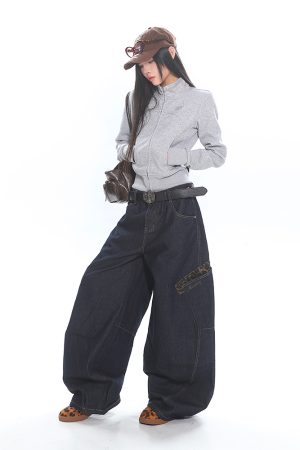 Women's Slim Fit Zipper Stand Collar Sweatshirt Jacket - Lazy Casual Long Sleeve Top for Early Spring Style