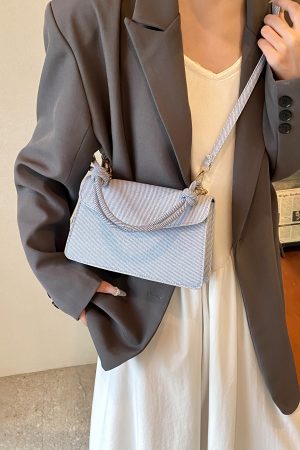 Women's Small Square Handbag - High-End Texture Crossbody Bag for Summer 2025 - Versatile Fashionable Mini Bag