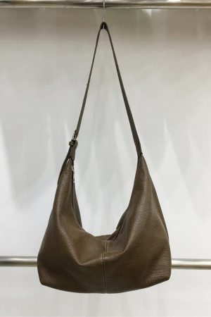 Women's Soft Leather Feel Dumpling Tote Bag - Casual Commuter Shoulder Crossbody for Summer 2025 Style