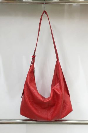 Women's Soft Leather Feel Dumpling Tote Bag - Casual Commuter Shoulder Crossbody for Summer 2025 Style