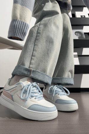 Women's Soft Leather Little White Sneakers - Breathable Candy Color Sports Shoes for Spring/Summer 2025 - Trendy and Comfortable Fashion Footwear