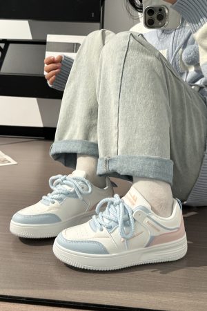 Women's Soft Leather Little White Sneakers - Breathable Candy Color Sports Shoes for Spring/Summer 2025 - Trendy and Comfortable Fashion Footwear