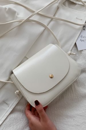 Women's Spring/Summer Saddle Crossbody Bag - Versatile Shoulder Bag Trend for 2025, Internet Celebrity Style