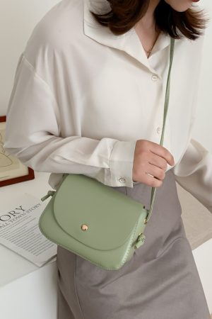 Women's Spring/Summer Saddle Crossbody Bag - Versatile Shoulder Bag Trend for 2025, Internet Celebrity Style