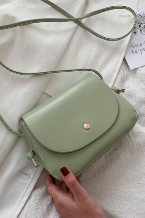 Women's Spring/Summer Saddle Crossbody Bag - Versatile Shoulder Bag Trend for 2025, Internet Celebrity Style