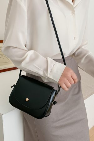 Women's Spring/Summer Saddle Crossbody Bag - Versatile Shoulder Bag Trend for 2025, Internet Celebrity Style