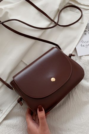 Women's Spring/Summer Saddle Crossbody Bag - Versatile Shoulder Bag Trend for 2025, Internet Celebrity Style