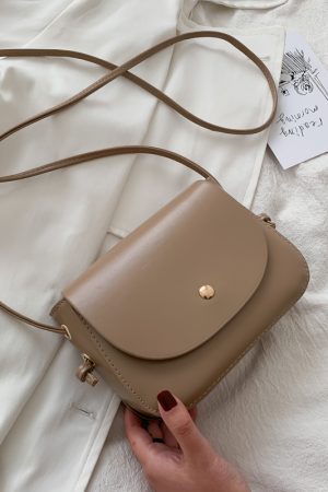 Women's Spring/Summer Saddle Crossbody Bag - Versatile Shoulder Bag Trend for 2025, Internet Celebrity Style