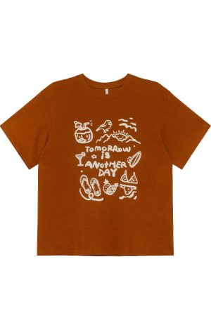 Women's Summer 2025 Loose Slim Round Neck Printed T-Shirt - Simple Element Design, Short Sleeve, Casual Style