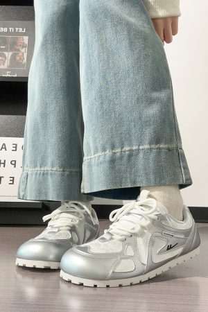 Women's Summer Ballet-Style Breathable Soft-Soled White Sneakers - Trendy Korean Design