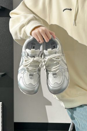 Women's Summer Ballet-Style Breathable Soft-Soled White Sneakers - Trendy Korean Design