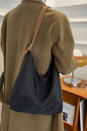 Women's Summer Canvas College Bag - Petite Korean Style Niche Design for Carrying Books - 2025 Trendy Small Tote