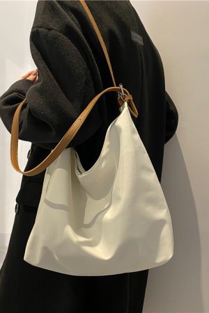 Women's Summer Canvas College Bag - Petite Korean Style Niche Design for Carrying Books - 2025 Trendy Small Tote