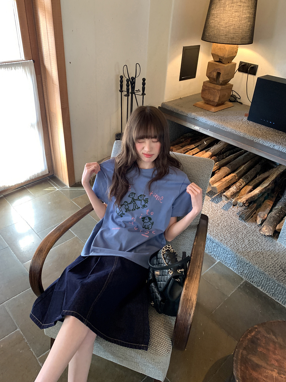 Women's Summer Loose Slim Fit Short Sleeve T-shirt with Original Letter Print and Chain Embroidery - Pure Cotton Casual Top Women's Summer Loose Slim Fit Short Sleeve T-shirt with Original Letter Print and Chain Embroidery - Pure Cotton Casual Top