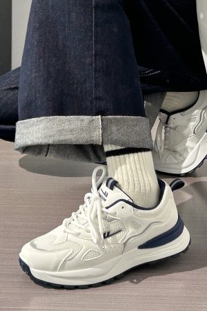 Women's Summer Mesh Breathable Casual Sports Shoes, Versatile Soft-Soled White Dad Sneakers, Korean Style for Students