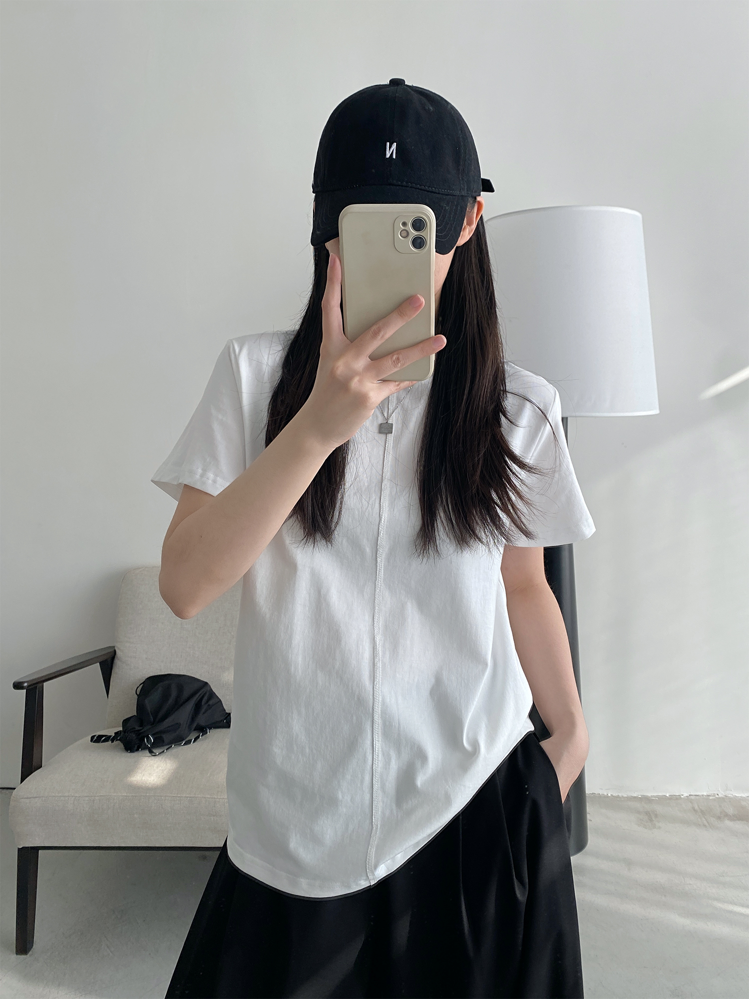 Women's Summer Short Sleeve T-Shirt – Pure Color Sun Grapefruit Design, Stylish White Top for Trendy Casual Looks Women's Summer Short Sleeve T-Shirt – Pure Color Sun Grapefruit Design, Stylish White Top for Trendy Casual Looks