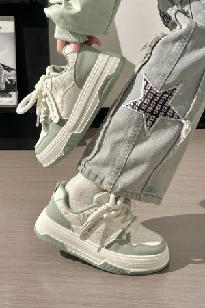 Women's Thick-Soled Big Head Shoes - Breathable White Board Shoes for Summer 2025 - Trendy Casual Footwear