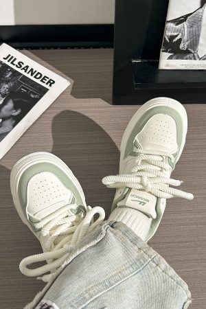 Women's Thick-Soled Big Head Shoes - Breathable White Board Shoes for Summer 2025 - Trendy Casual Footwear