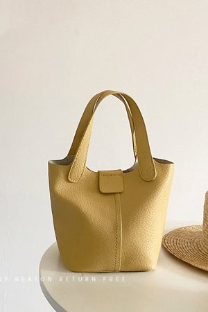 Women's Trendy PU Soft Leather Bucket Bag - Versatile Casual Crossbody Shoulder Bag for Summer 2025 Fashion