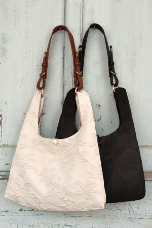 Women's Vintage Floral Handmade Crossbody Bag - Large Capacity, Versatile Design for Spring and Summer 2024 Fashion