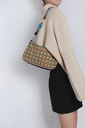 Women's Vintage French Style Underarm Bag, Niche Design Small Crossbody Bag, Cute 2023 Spring Collection