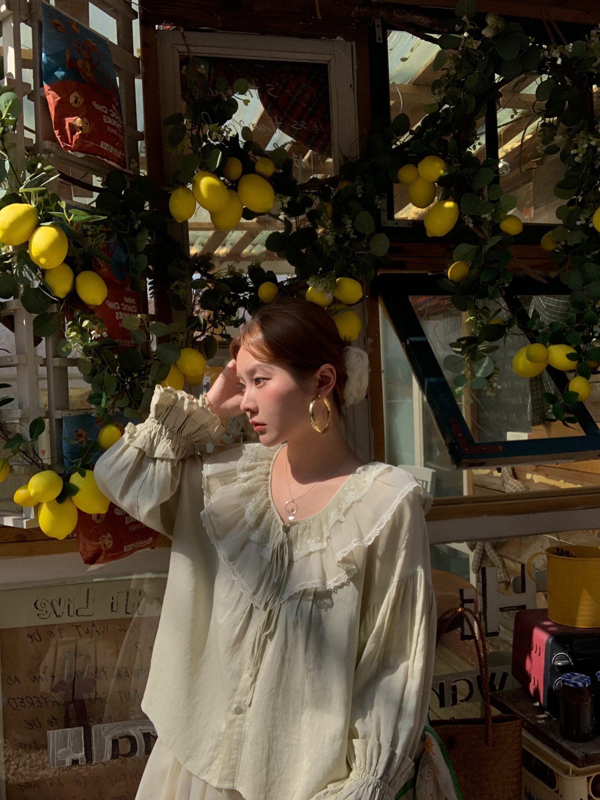 Women's Vintage Green Ruffled Linen Shirt and Floral A-Line Skirt Set - Summer Fashion, Boho Style, Perfect for 90s Inspired Looks Women's Vintage Green Ruffled Linen Shirt and Floral A-Line Skirt Set - Summer Fashion, Boho Style, Perfect for 90s Inspired Looks