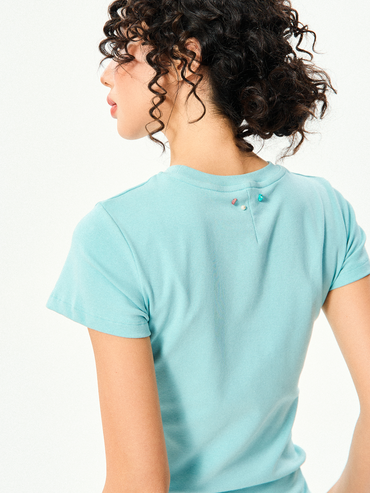 Women’s Vintage Slim Fit Crop Top - Basic Versatile Solid Color Short Sleeve T-Shirt for Summer Casual Style Women’s Vintage Slim Fit Crop Top - Basic Versatile Solid Color Short Sleeve T-Shirt for Summer Casual Style